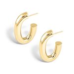 brinco argola em ouro amarelo - be gold-097971-02