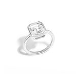 anel em ouro branco com topazio branco - emerald cut-097898-01