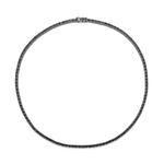 colar em ouro branco com diamantes - riviera negra-063102-02