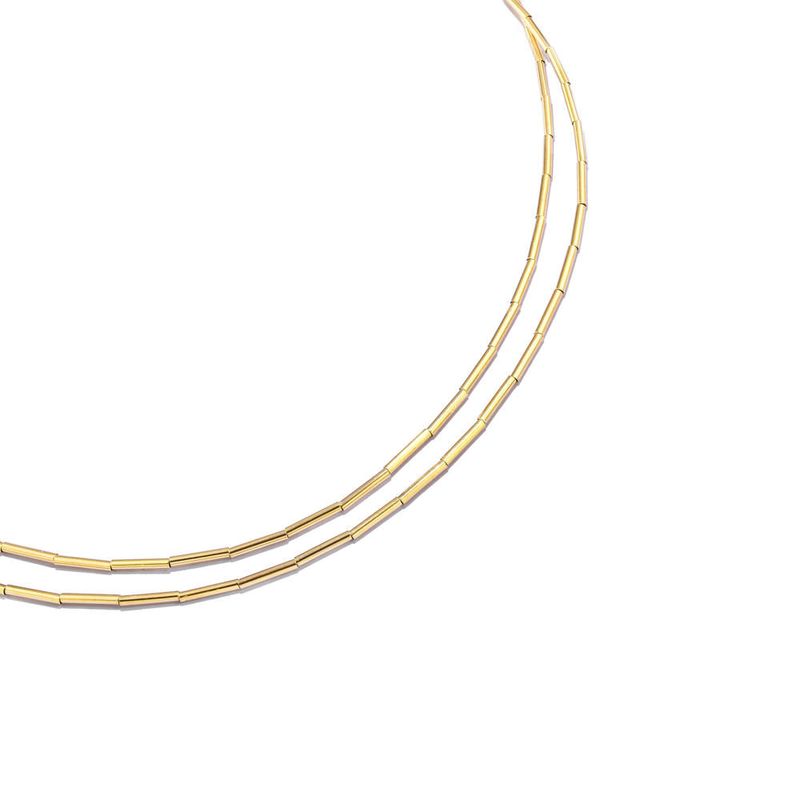 colar em ouro amarelo duas voltas - canutilhos-088408-01