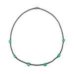 colar em ouro branco com esmeraldas e diamantes - riviera-089865-02