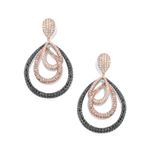 brinco em ouro rose com diamantes-081604-01