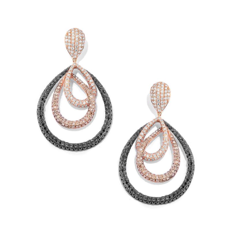 brinco em ouro rose com diamantes-081604-01