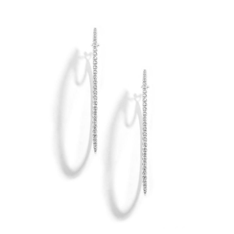 brinco em ouro branco com diamantes - argola-037992-02