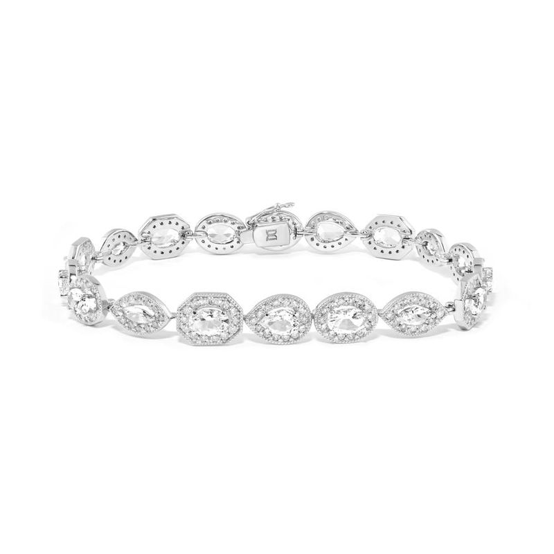 pulseira em ouro branco com topazios e diamantes - reverie-086000-02