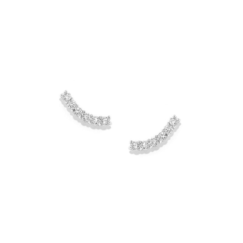 brinco em ouro branco com diamantes - eternity-094200-02