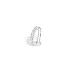 brinco earcuf em ouro branco com diamantes - dots-096153-01