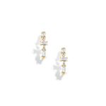 brinco em ouro amarelo com topazios brancos-096812-01