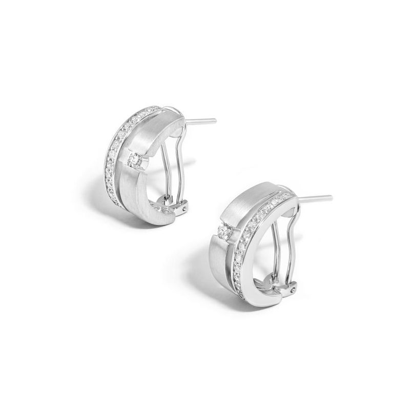 brinco em ouro branco com diamantes - duetto-096840-02