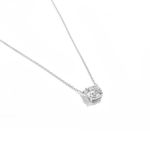 colar em ouro branco com diamante - solitario-098336-01