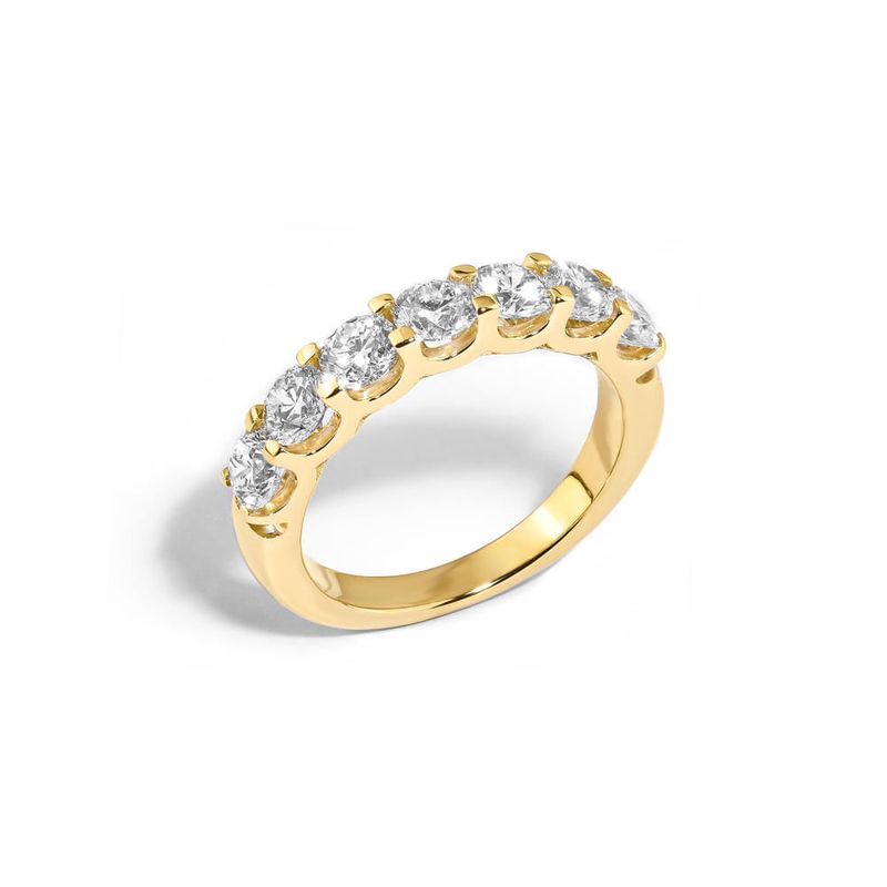 anel em ouro amarelo com diamantes - eternity-098339-01
