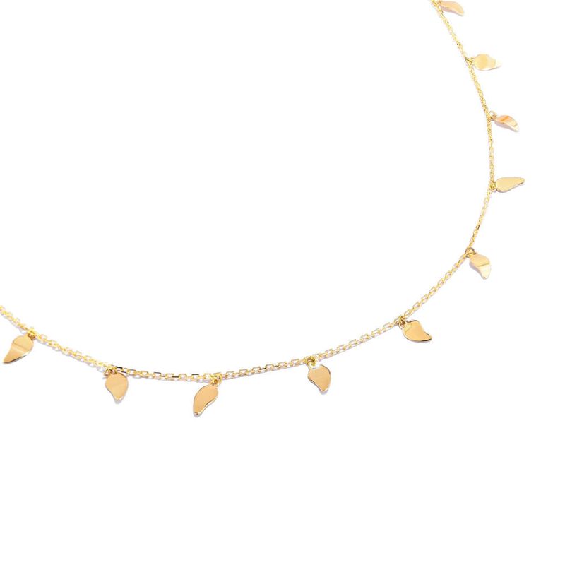 colar em ouro amarelo - arrudinha da sorte-095622-01