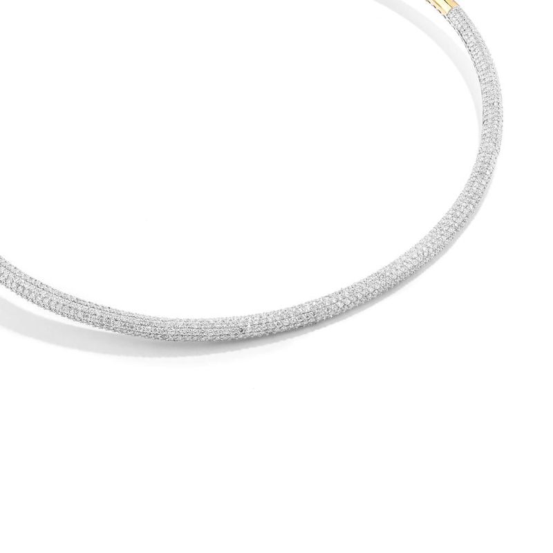 colar em ouro amarelo com diamantes - bucatini-098235-01