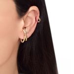 brinco em ouro amarelo com rubis - dots-096730-02