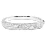 pulseira em ouro branco com diamantes - pave-040107-02