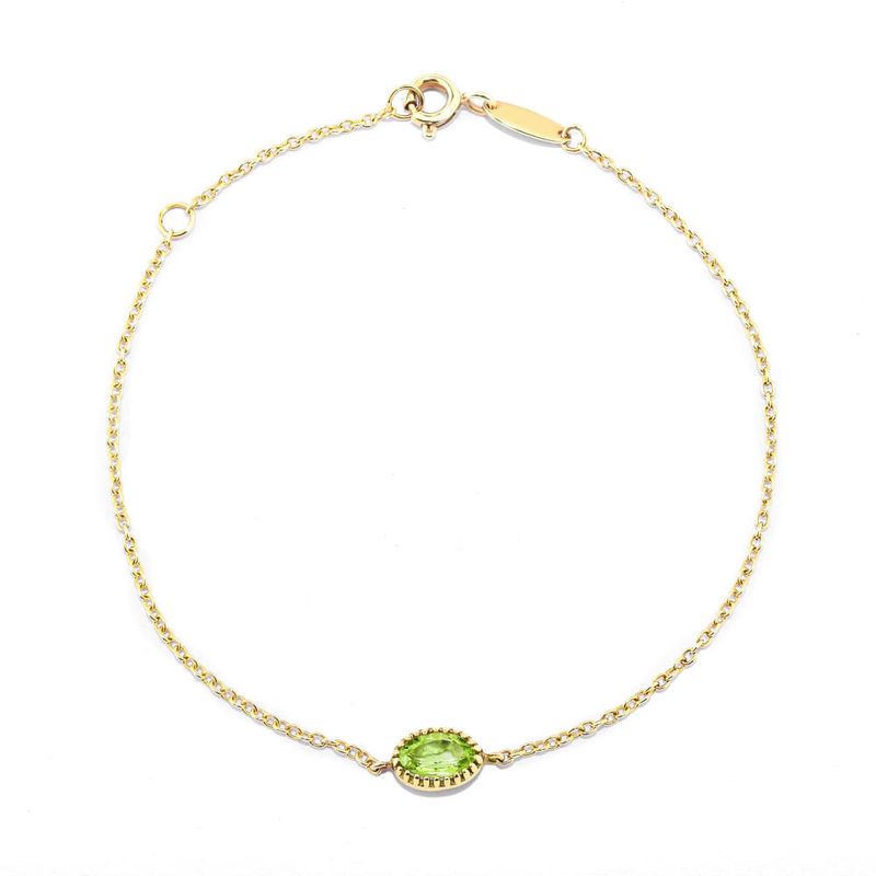 pulseira em ouro amarelo com peridoto - ginger-080455-02